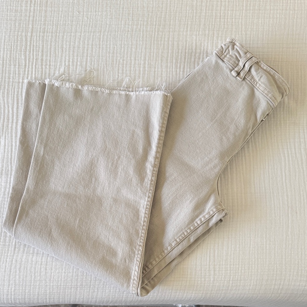 Zara Girls Marine Jeans, dark beige, size 13 - 14, like new